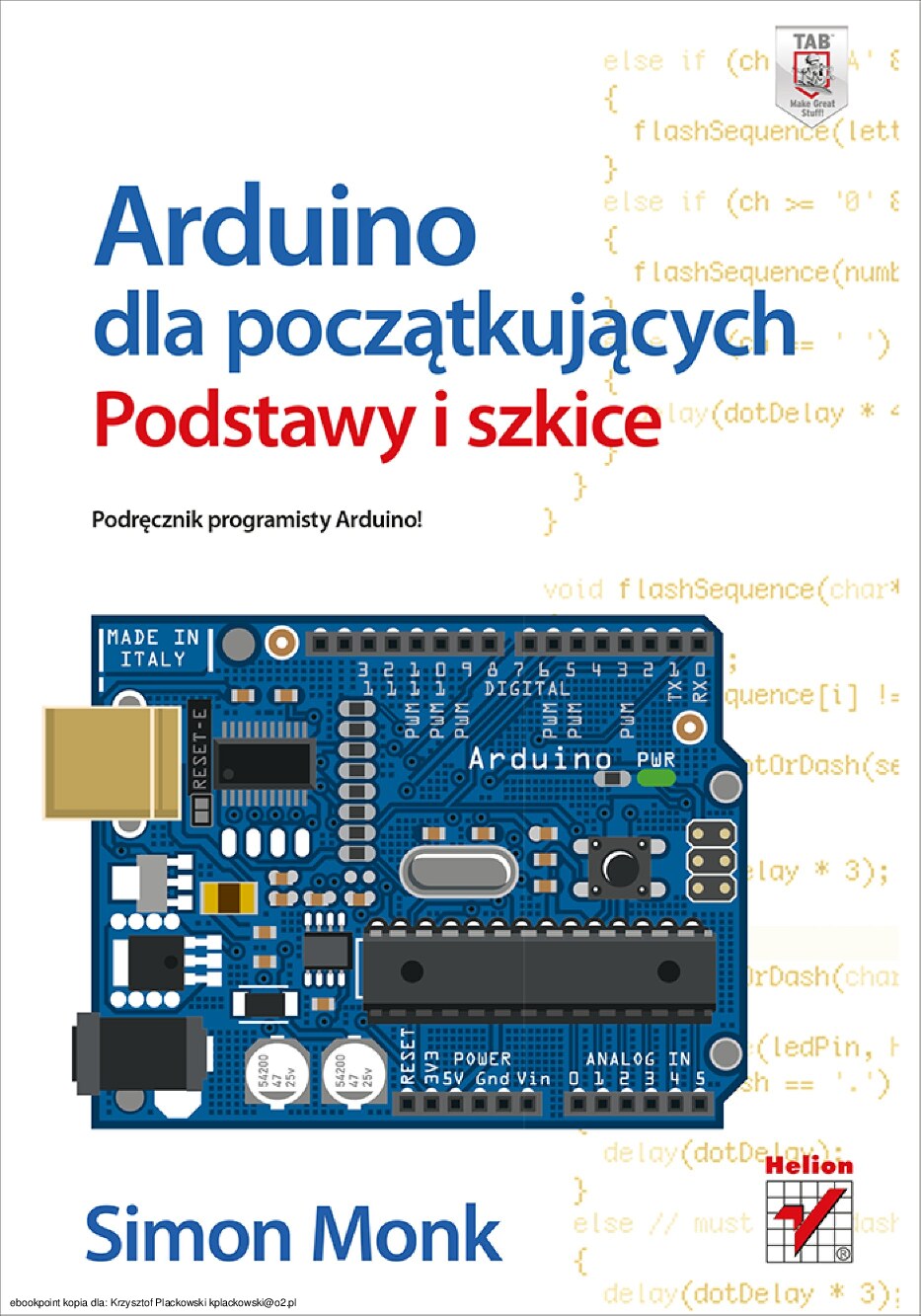 Arduino dla początkujących. Podstawy i szkice