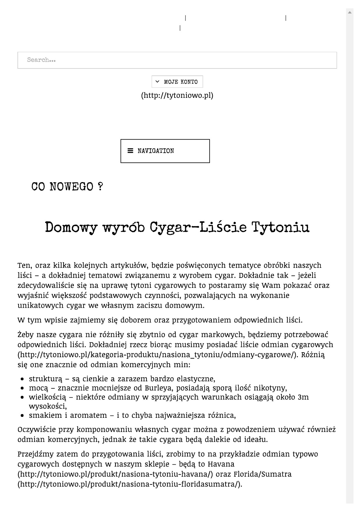 Produkcja tytoniu od A do Z